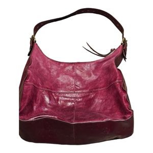 Hobo International Logan Berry Leather Marley shoulder bag